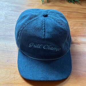 Blue Corduroy Cap